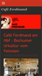 Mobile Screenshot of cafe-ferdinand.de
